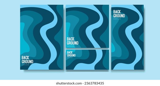 Abstract geometric pattern seamless background with Blue colour palette