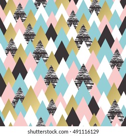 Abstract geometric pattern. Seamless background. Vector illustration.