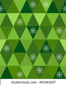 Abstract geometric pattern. Seamless background. Modern and stylish design poster, cover. Design wrapping paper for gifts. Christmas decoration. Vector illustration.