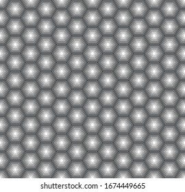 Patrón geométrico abstracto. Fondo blanco y negro impecable.