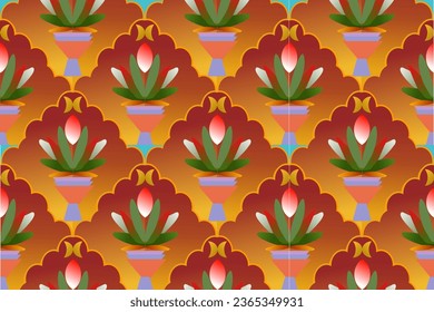 Abstract geometric pattern. Seamless design for background or wallpaper.