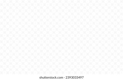 Abstract geometric pattern seamless with diamond n flower-like in silver n light gray on white color, vector illustration clean background. For male shirts lady dress print card cover wall  decoration