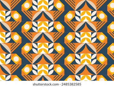 Abstract geometric pattern seamless with eps format file.