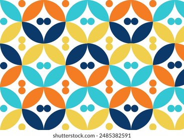 Abstract geometric pattern seamless with eps format file.