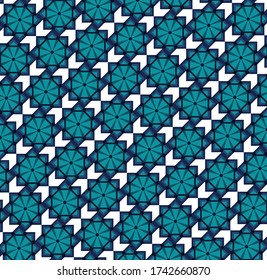 Abstract geometric pattern, Seamless pattern, Ethical background. Arabic design.