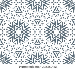 Abstract geometric pattern. Seamless ornament for fabric, wallpaper, packaging.