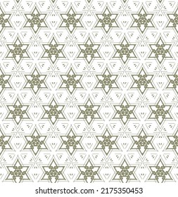 Abstract geometric pattern. Seamless ornament for fabric, wallpaper, packaging.