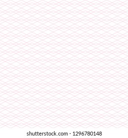 Abstract geometric pattern seamless with pink square lines on a white background.