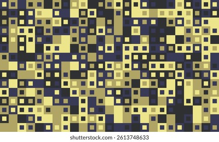 Abstract geometric pattern.  Seamless texture of varied squares in muted earth tones. Ideal for website backgrounds, textile design, or modern art projects.