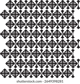 Abstract geometric pattern with seamless tiling, offering a sleek and modern look for interior design projects, stationery, or luxury packaging