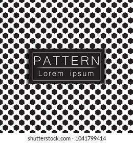 Abstract geometric pattern. A seamless vector background. Black and white texture.