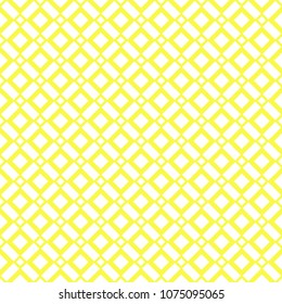 Abstract geometric pattern. A seamless vector background. White and yellow ornament. Graphic modern pattern. Simple lattice graphic design
