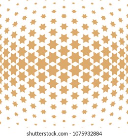 Abstract geometric pattern. Seamless vector background. White and gold halftone. Graphic modern pattern. Simple lattice graphic design