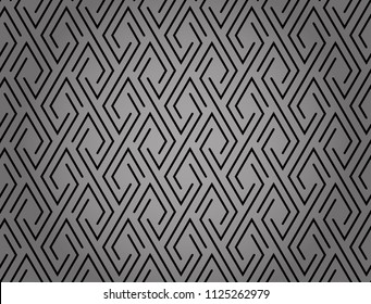 Abstract geometric pattern. A seamless vector background. Black ornament. Graphic modern pattern. Simple lattice graphic design