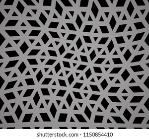 Abstract geometric pattern. A seamless vector background. Black ornament. Graphic modern pattern. Simple lattice graphic design