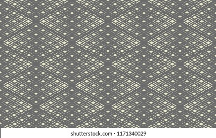 Abstract geometric pattern. A seamless vector background. Grey ornament. Graphic modern pattern. Simple lattice graphic design