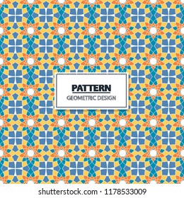 Abstract geometric pattern. A seamless vector background. 