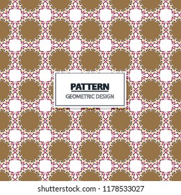 Abstract geometric pattern. A seamless vector background. 