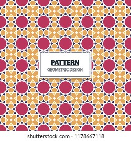 Abstract geometric pattern. A seamless vector background.