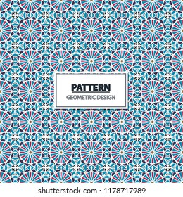 Abstract geometric pattern. A seamless vector background.