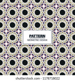 Abstract geometric pattern. A seamless vector background.