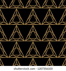 Abstract geometric pattern. A seamless vector background. 