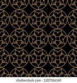 Abstract geometric pattern. A seamless vector background. 