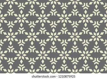 Abstract geometric pattern. A seamless vector background. Grey ornament. Graphic modern pattern. Simple lattice graphic design