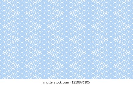 Abstract geometric pattern. Seamless vector background. White and blue halftone. Graphic modern pattern. Simple lattice graphic design