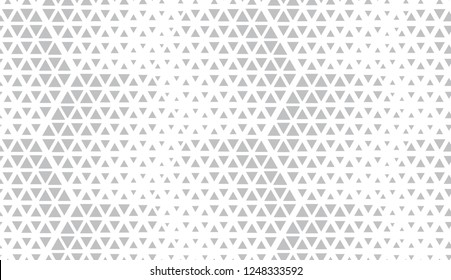 Abstract geometric pattern. Seamless vector background. White and grey halftone. Graphic modern pattern. Simple lattice graphic design.