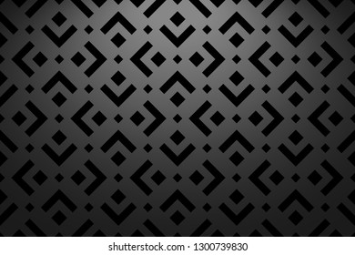Abstract geometric pattern. A seamless vector background. Black ornament. Graphic modern pattern. Simple lattice graphic design
