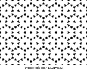 Abstract geometric pattern. A seamless vector background. White and black ornament. Graphic modern pattern. Simple lattice graphic design