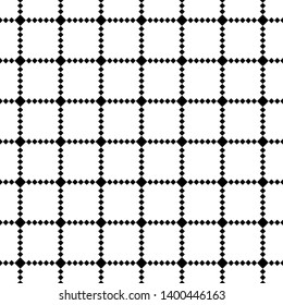 Abstract geometric pattern. Seamless vector graphic in black and white for wrapping, packaging, or textile designs.