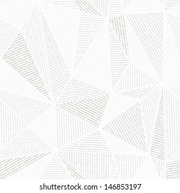 Abstract geometric pattern. Seamless vector background. White texture.