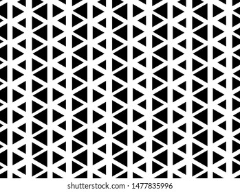 Abstract geometric pattern. A seamless vector background. White and black ornament. Graphic modern pattern. Simple lattice graphic design