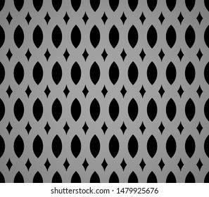 Abstract geometric pattern. A seamless vector background. Black and grey ornament. Graphic modern pattern. Simple lattice graphic design