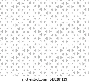 Abstract geometric pattern. Seamless vector background. White and grey halftone. Graphic modern pattern. Simple lattice graphic design.