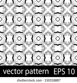 Abstract geometric pattern. Seamless vector background