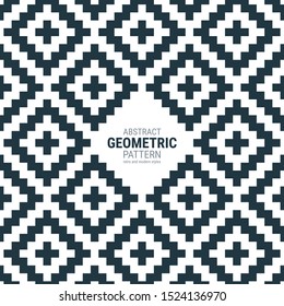 Abstract geometric pattern. A seamless vector background. This is a simple vector illustration with harmonious blend of retro and modern styles. The color can be changed if needed. Eps10 vector.