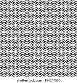 Abstract geometric pattern. Seamless vector background. Black texture.