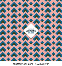 Abstract geometric pattern. A seamless vector background. This is a simple vector illustration with harmonious blend of retro and modern styles. The color can be changed if needed. Eps10 vector.