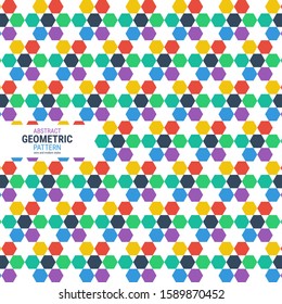 Abstract geometric pattern. A seamless vector background. This is a simple vector illustration with harmonious blend of retro and modern styles. The color can be changed if needed. Eps10 vector.