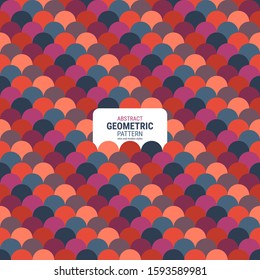 Abstract geometric pattern. A seamless vector background. This is a simple vector illustration with harmonious blend of retro and modern styles. The color can be changed if needed. Eps10 vector.