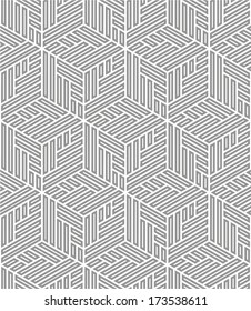 Abstract geometric pattern. A seamless vector background.Gray and white texture.