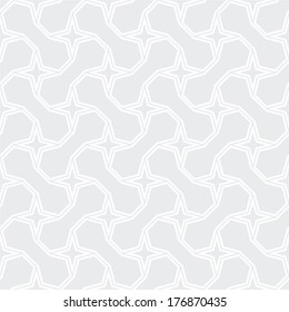 Abstract geometric pattern. A seamless vector background. Gray and white texture.