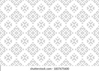 Abstract geometric pattern. A seamless vector background. White and gray ornament. Graphic modern pattern. Simple lattice graphic design.