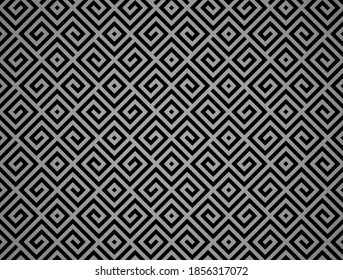 Abstract geometric pattern. A seamless vector background. Black and gray ornament. Graphic modern pattern. Simple lattice graphic design