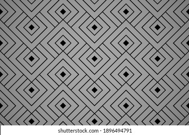 Abstract geometric pattern. A seamless vector background. Black and gray ornament. Graphic modern pattern. Simple lattice graphic design