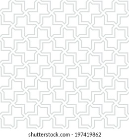 Abstract geometric pattern. A seamless vector background. Gray and white texture.