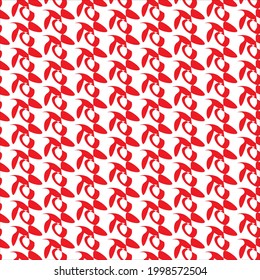 abstract geometric pattern. a seamless vector background red and white texture.